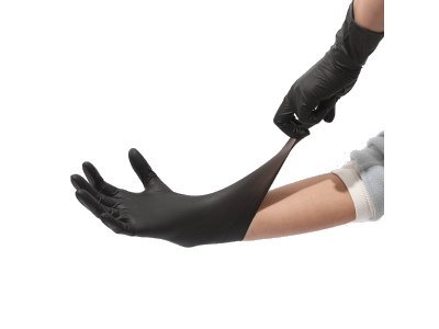 Black Nitrile Gloves